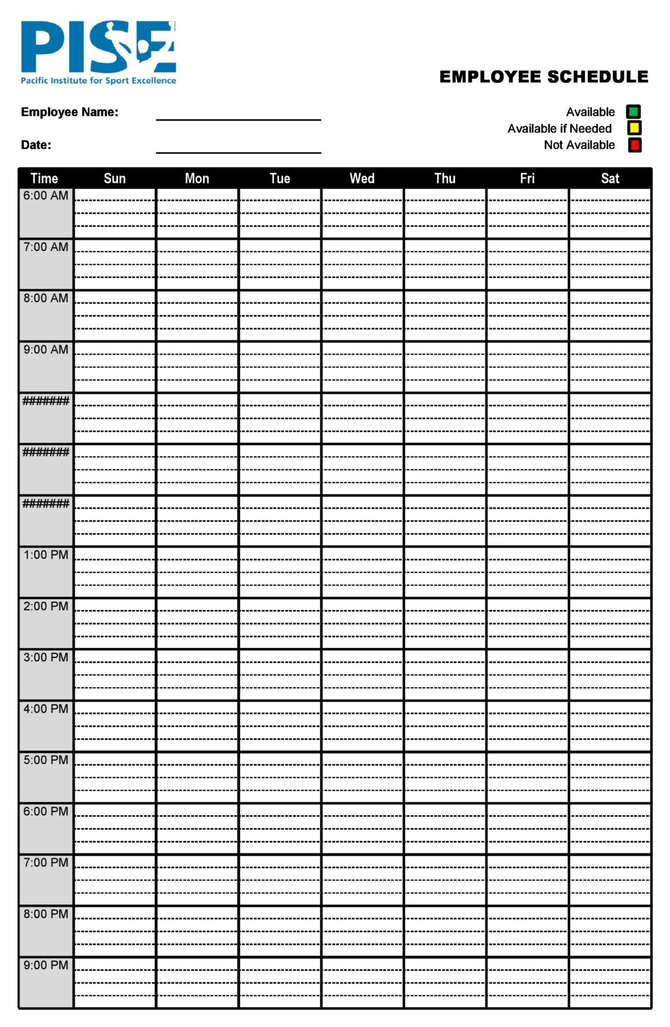 6+ Free Labor schedule templates - Word Excel