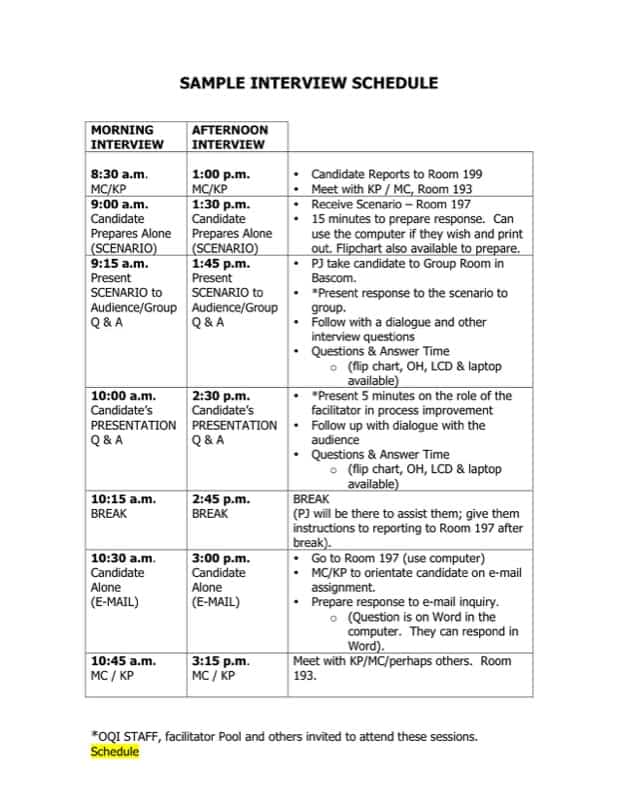 interview-schedule-template 33 - Schedule Templates